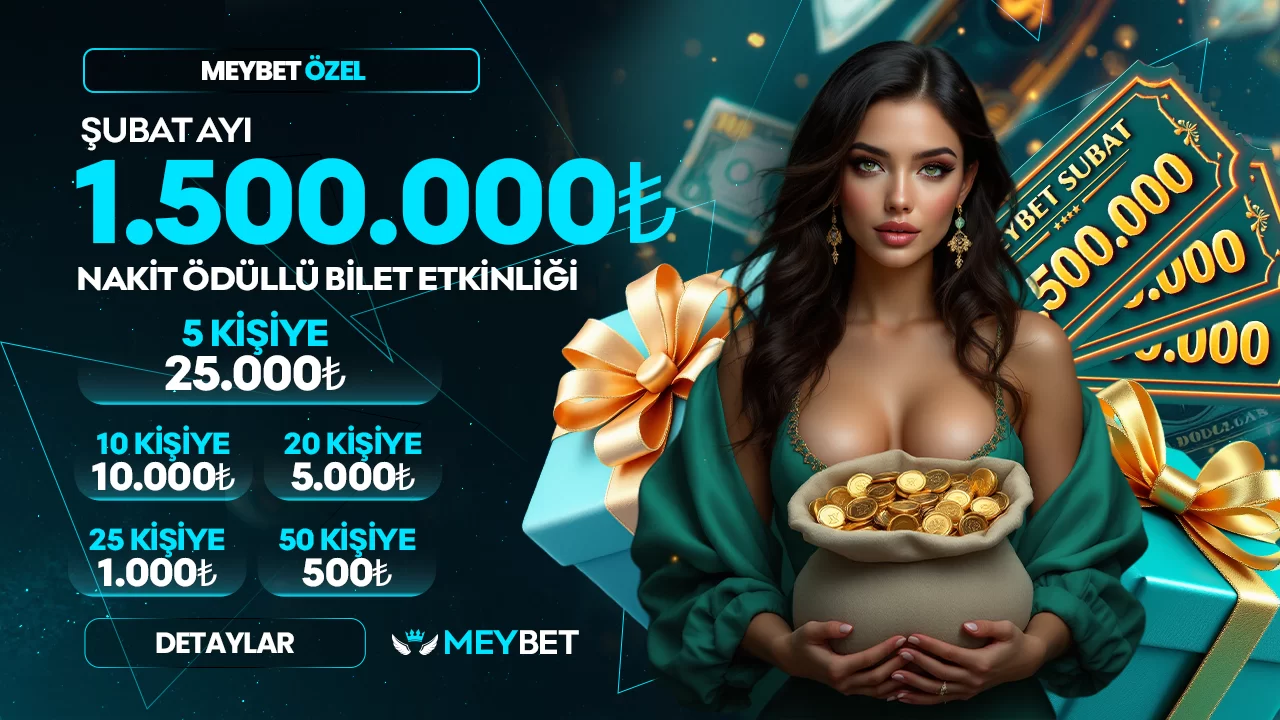 ŞUBAT AYINA ÖZEL 1.500.000₺ NAKİT ÖDÜLLÜ ÇEKİLİŞ!