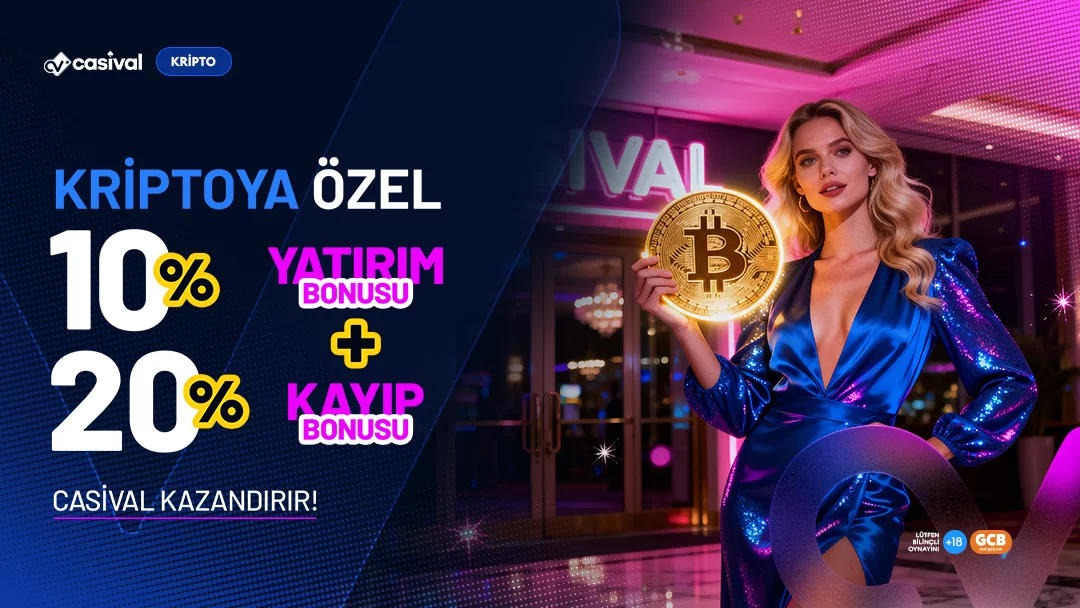 KRİPTOYA ÖZEL %10 YATIRIM + %20 KAYIP BONUSU