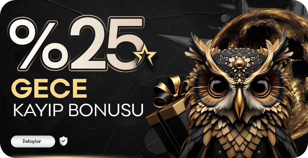 GECEYE ÖZEL %25 SLOT KAYIP BONUSU
