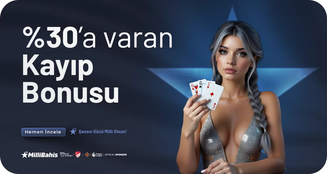 %30'A VARAN ANLIK CASİNO KAYIP BONUSU