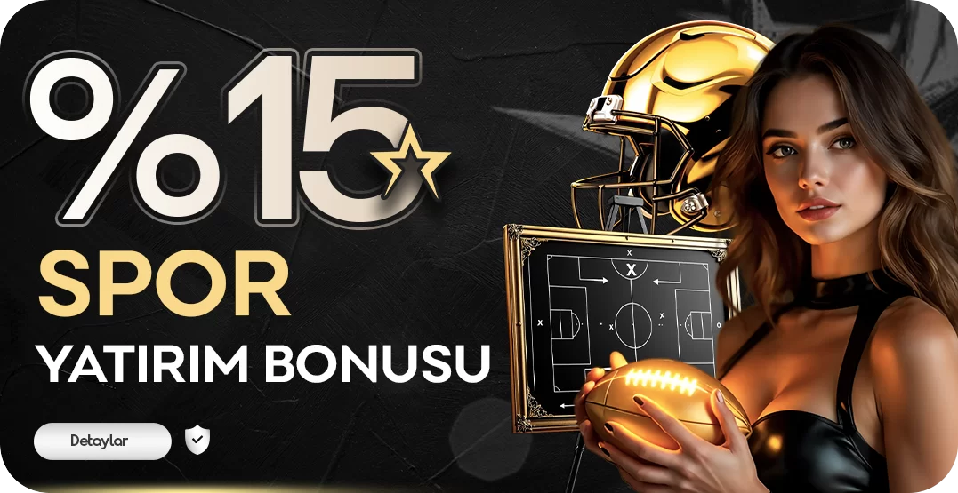 %15 SPOR YATIRIM BONUSU