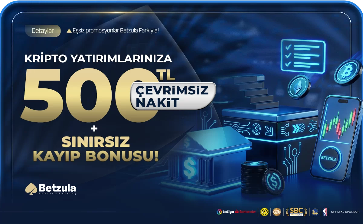 KRİPTO YATIRIMLARINIZA ÖZEL 500₺ NAKİT HEDİYE!