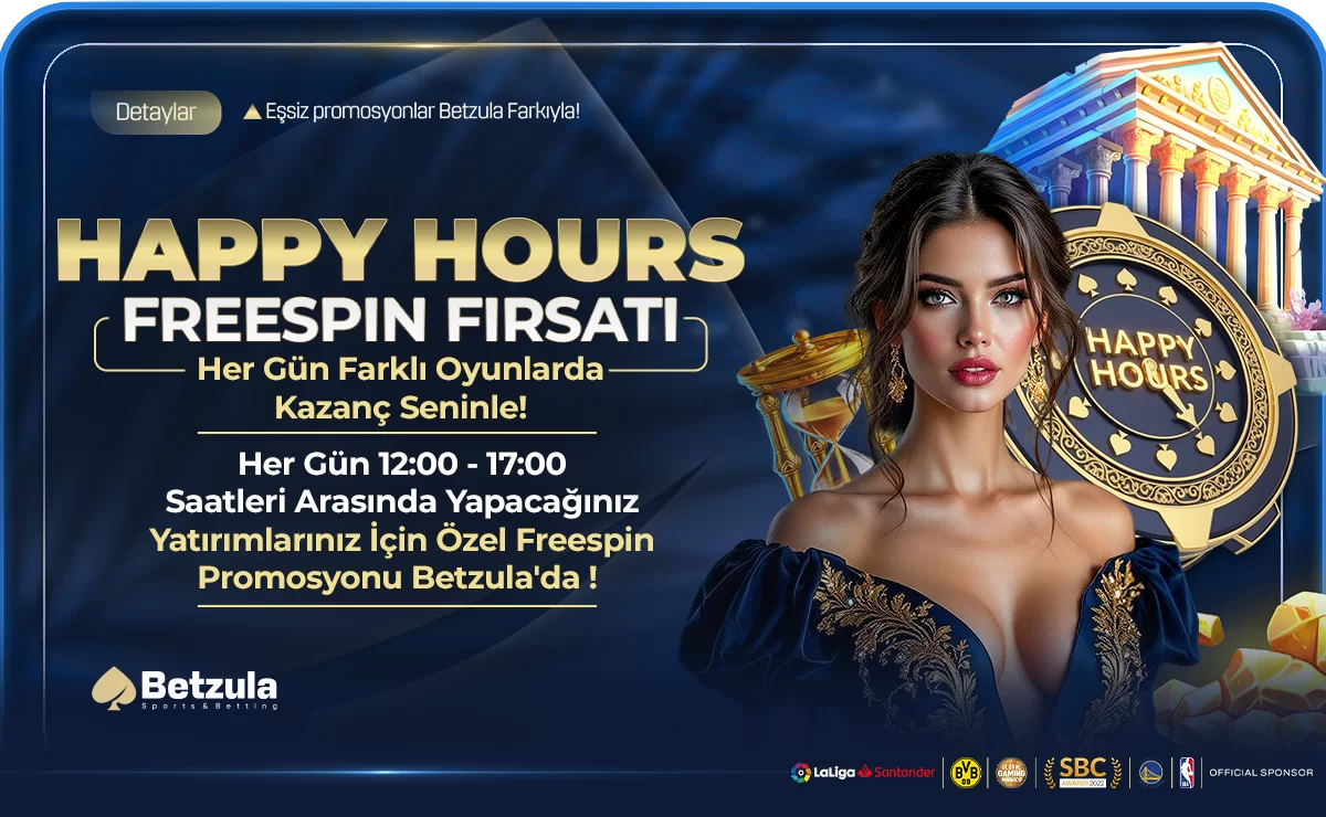 HAPPY HOURS FREESPİN FIRSATI!